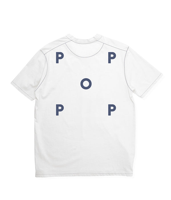 Pop Training Company Logo T-Shirt White/Navy