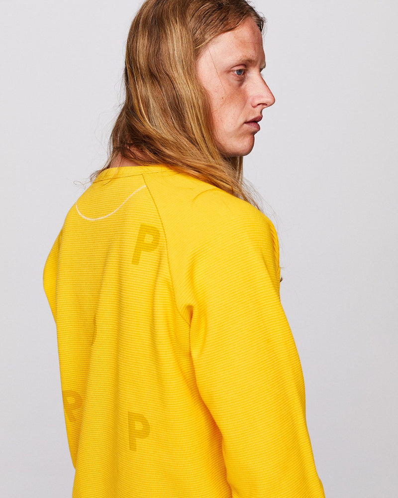Pop Waffle Longsleeve Burnt Yellow