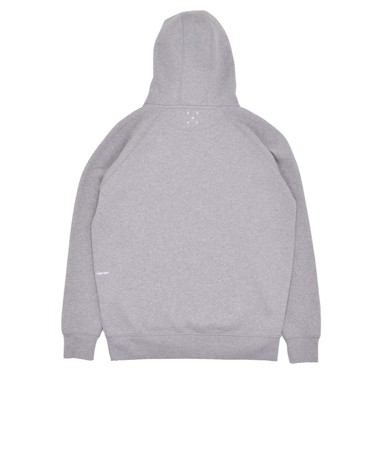 Pop & Miffy Big P Hooded Sweat Light Heather Grey
