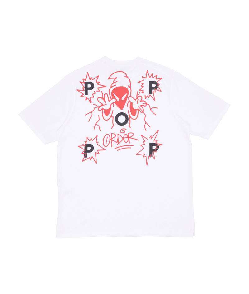 Pop/Order Logo T-Shirt White/Black