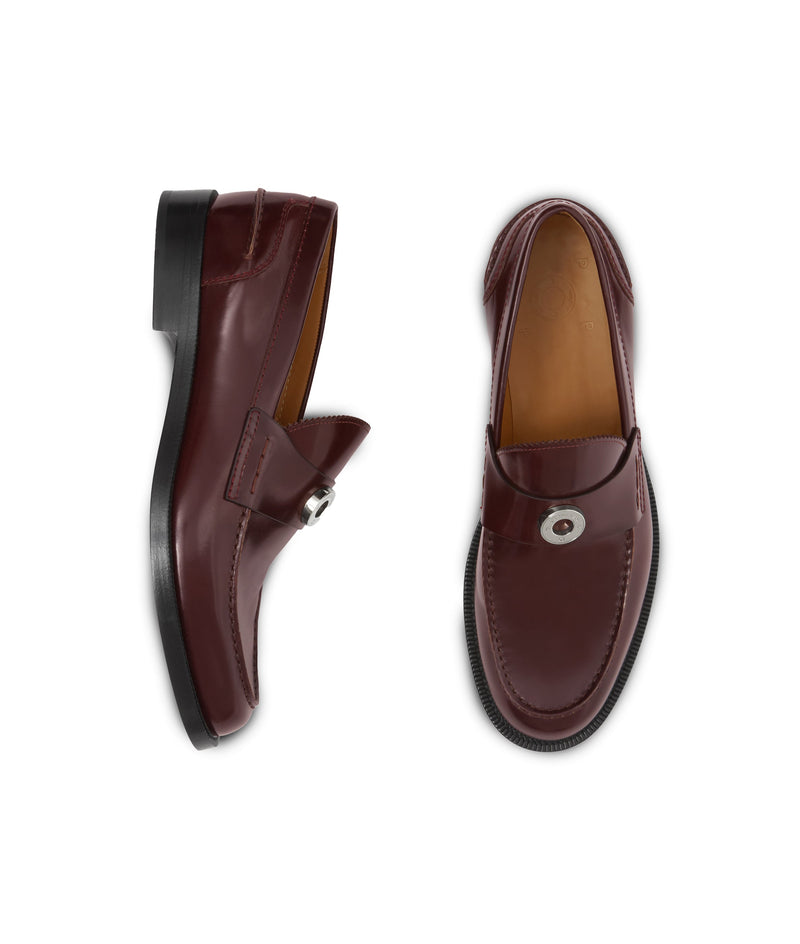 Burberry & Pop Loafers Burgundy