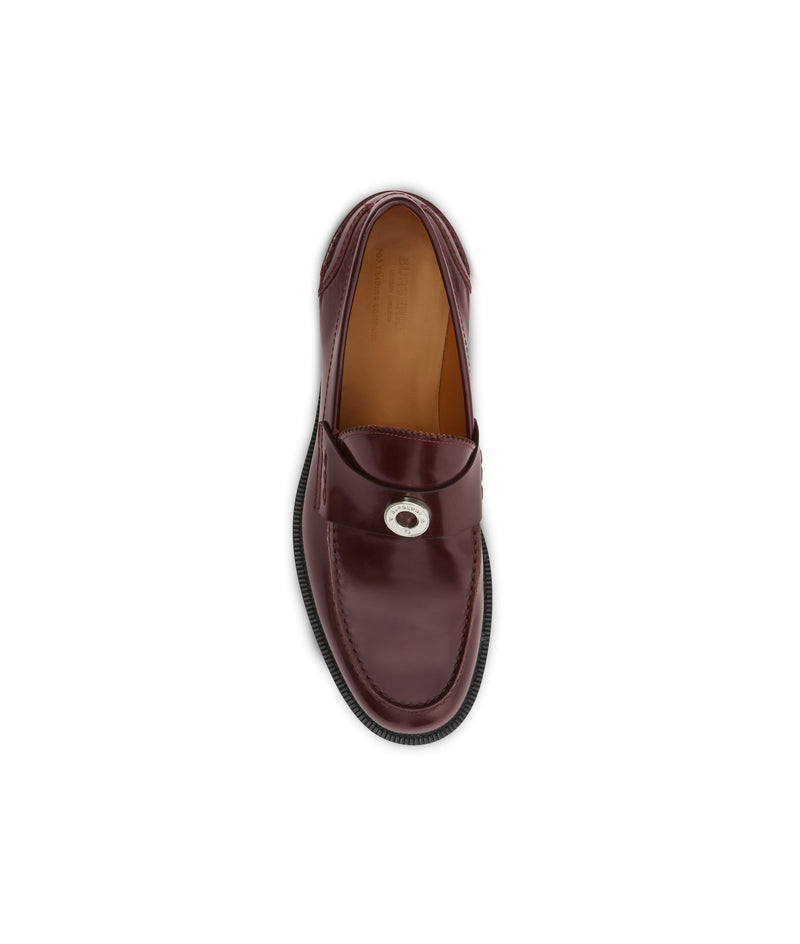 Burberry & Pop Loafers Burgundy