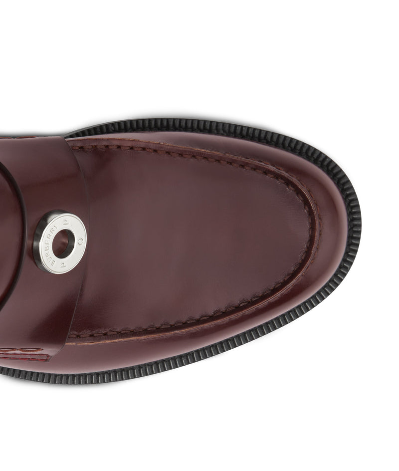 Burberry & Pop Loafers Burgundy