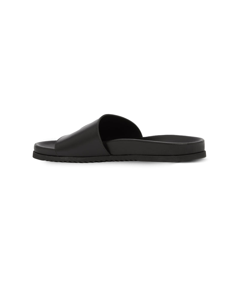 Burberry & Pop Sharktooth Slides Black