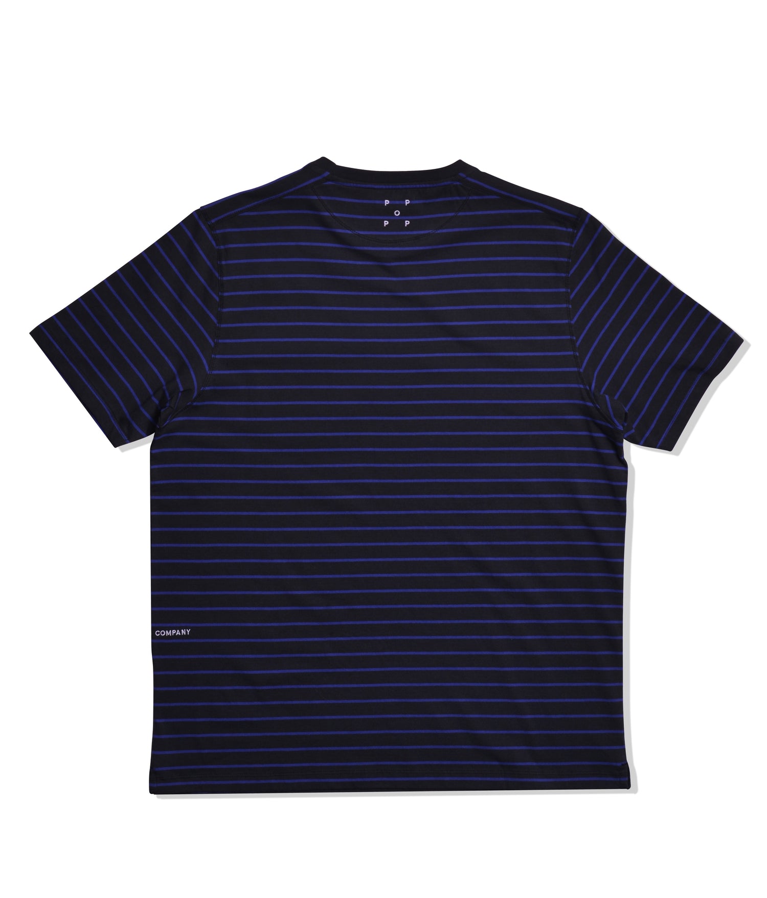 Pop Casper Stripe Pocket T-Shirt Anthracite/Grape