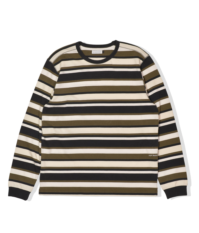 Pop Co Striped Longsleeve T-Shirt Multicolour