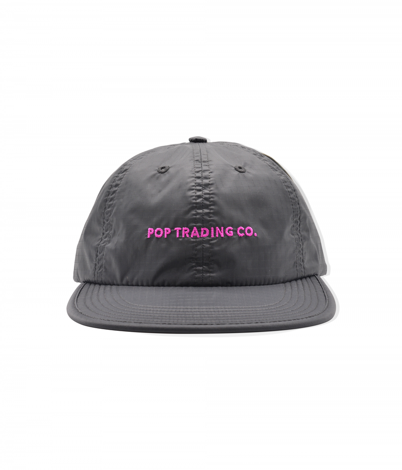 Pop Flexfoam 6 Panel Hat Anthracite/Pink