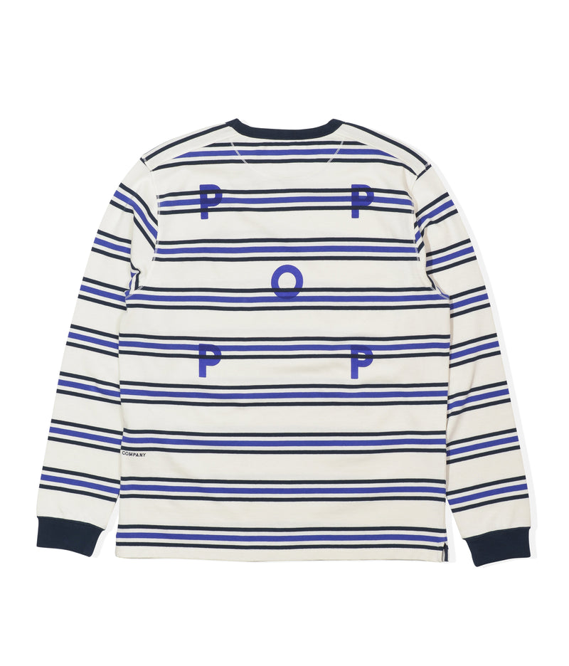 Pop Harold Stripe Off White/Grape