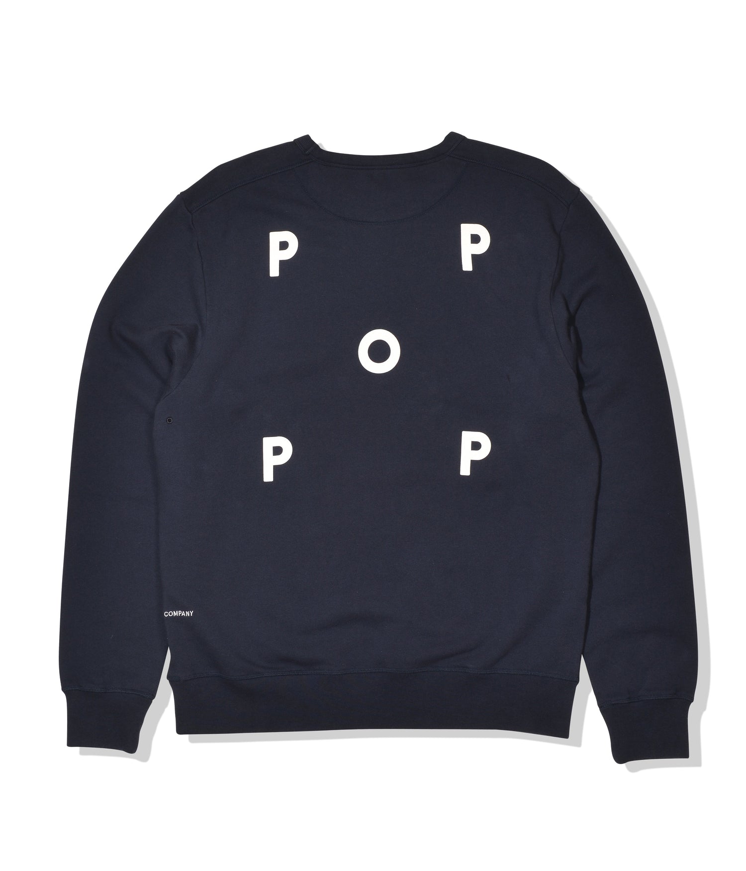 Pop Logo Crewneck Sweat Navy/White