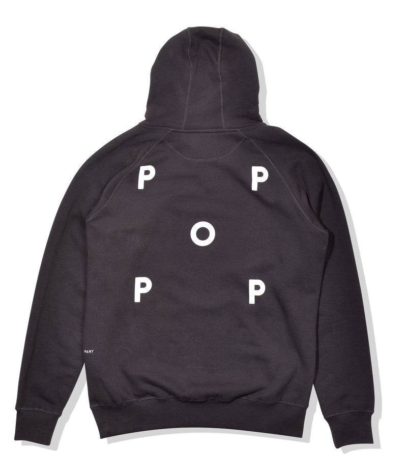 Pop Logo Hooded Sweat Anthracite