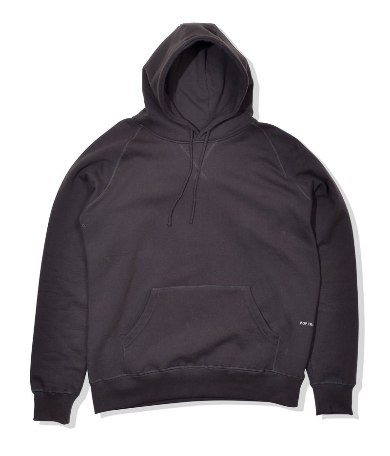 Pop Logo Hooded Sweat Anthracite