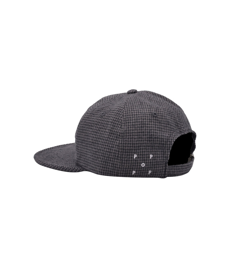 Pop Flexfoam 6 Panel Hat Anthracite Houndstooth