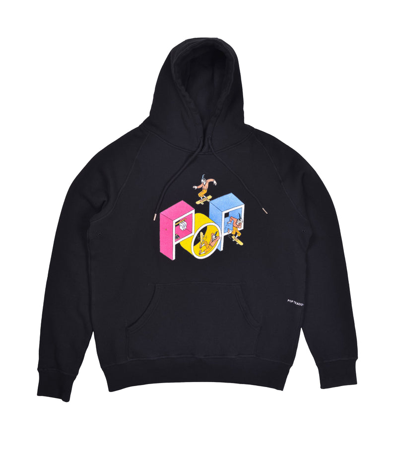 Pop Joost Swarte Hooded Sweat Black