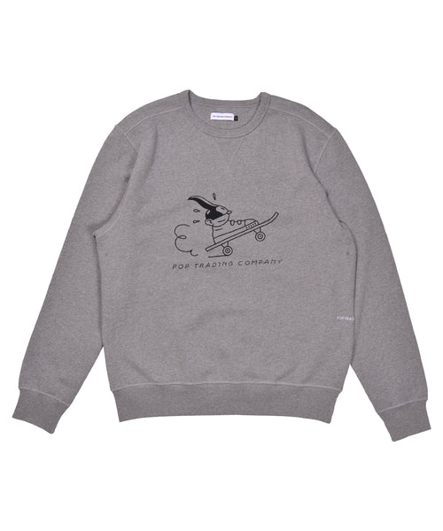 Featured Product Image Of Pop Joost Swarte Crewneck Sweat Heather Grey