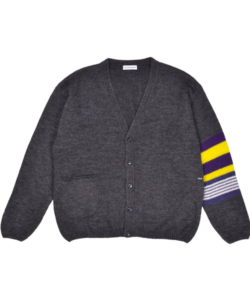 Featured Product Image Of Pop Captain Knitted Cardigan Anthracite