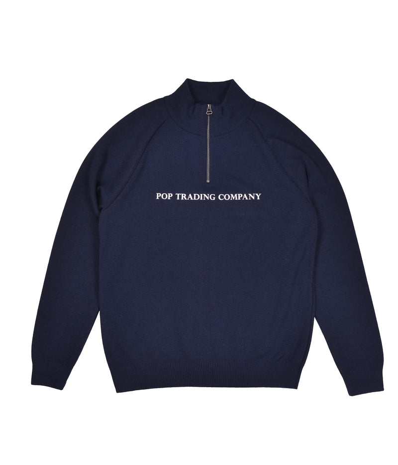 Pop Sportswear Company Knitted Halfzip Navy