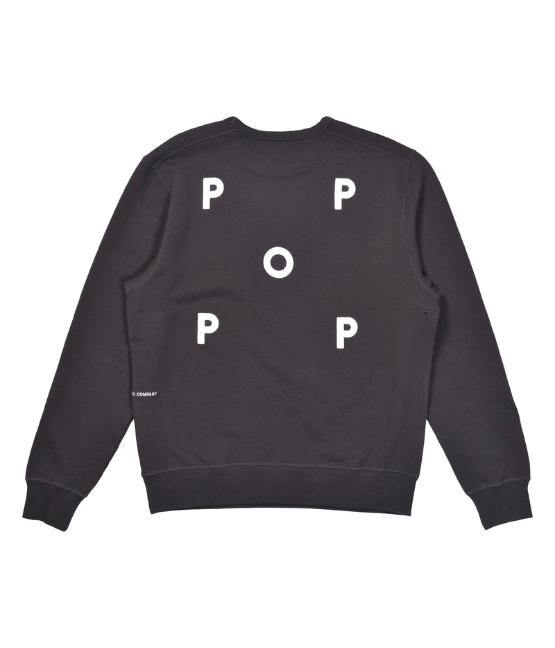 Pop Logo Crewneck Sweat Anthracite