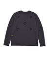 Pop Logo Pique Longsleeve Anthracite
