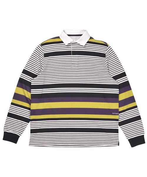 Featured Product Image Of Pop Striped Rugby Polo Multicolour