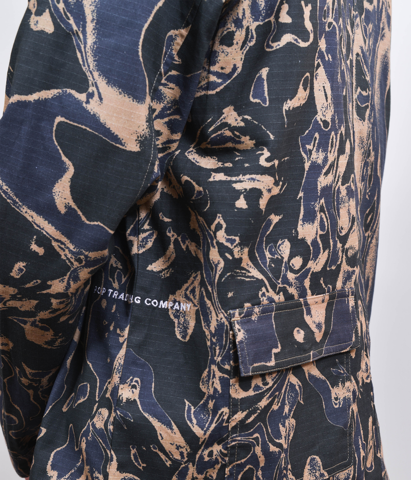 SAFE-TRIP.ORG/POP Jacket Trippy Camo