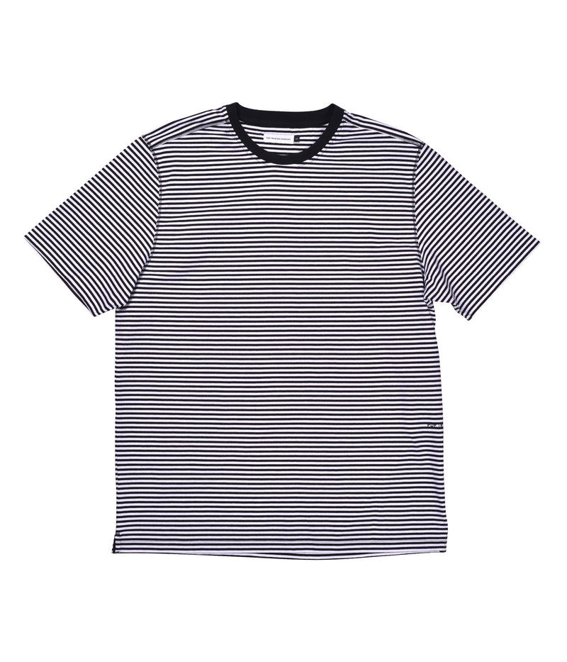 Pop Striped Logo T-Shirt Black/White