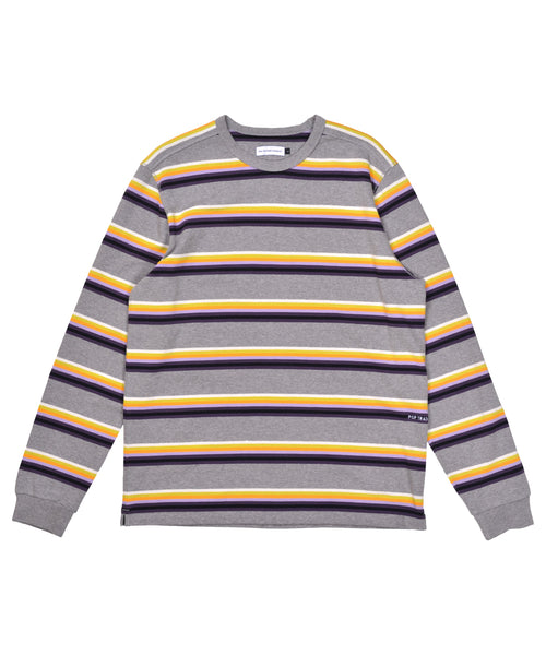 Featured Product Image Of Pop Striped Longsleeve Heather Grey/Multicolour