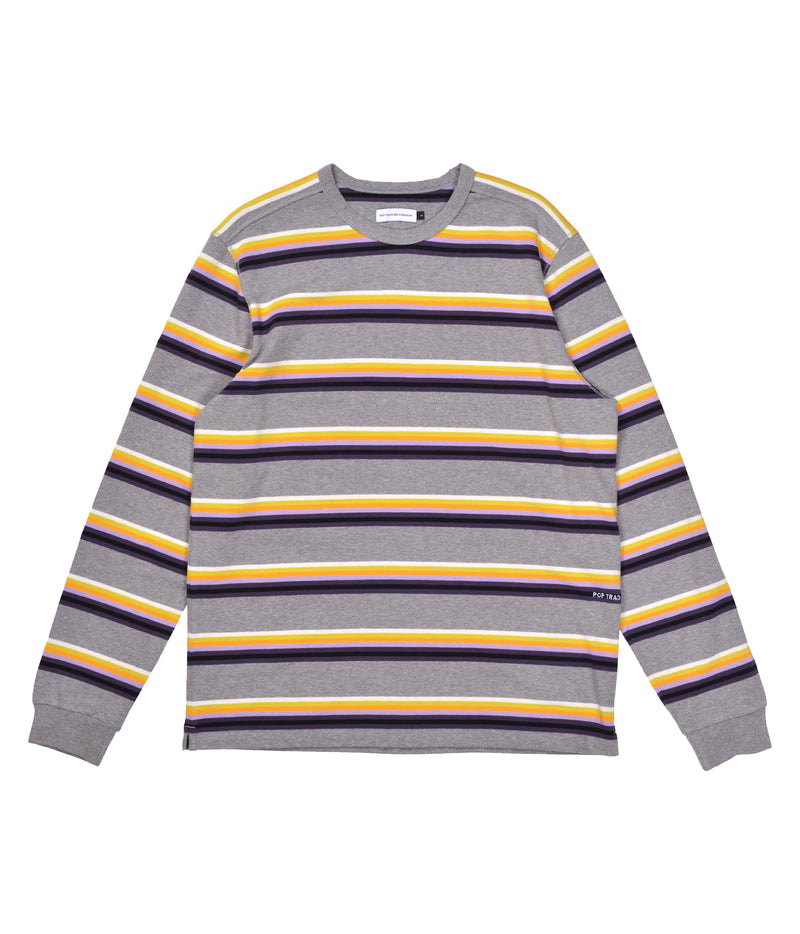 Pop Striped Longsleeve Heather Grey/Multicolour