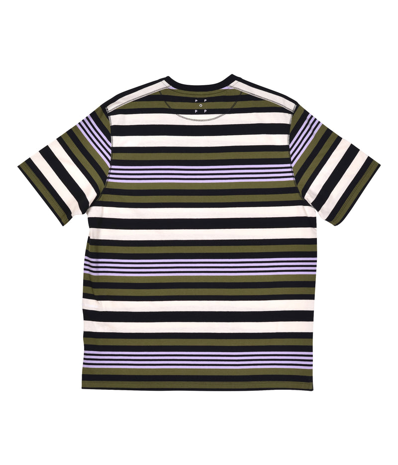 Pop Striped Pocket T-Shirt Multicolour