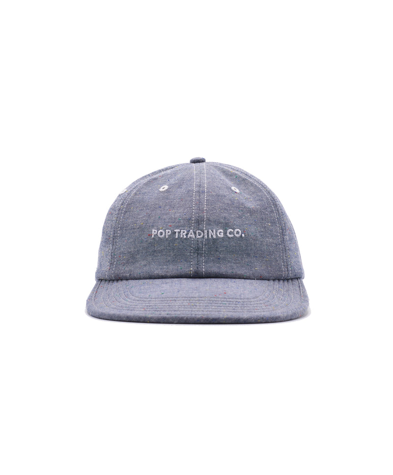 Pop Flexfoam Sixpanel Hat Blue Chambray