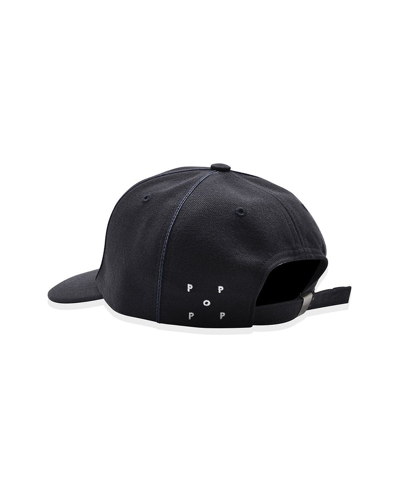 Pop Royal O 6 Panel Hat Black