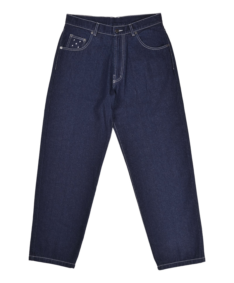 Pop DRS Denim Rinsed White Stitching