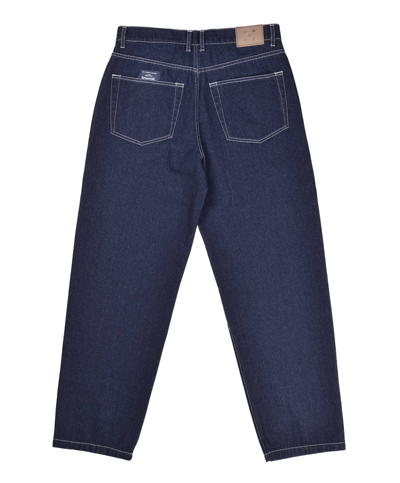 Pop DRS Denim Rinsed White Stitching