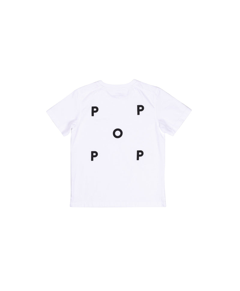 Pop Kids Logo T-Shirt White/Black