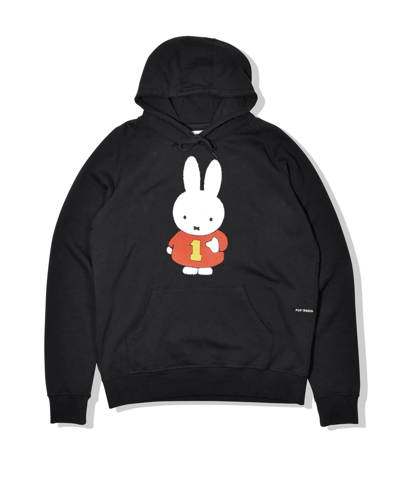 Pop Miffy Chenille Hooded Sweat Black