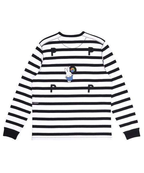 Featured Product Image Of Pop Miffy Striped Longsleeve T-Shirt Black/White