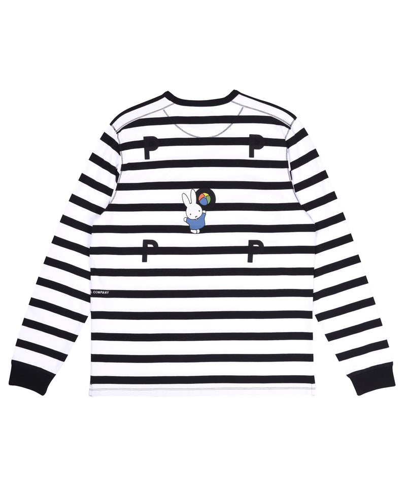 Pop Miffy Striped Longsleeve T-Shirt Black/White