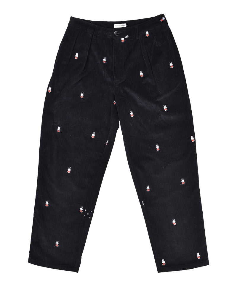 Pop Miffy Suit Pants Black Cord
