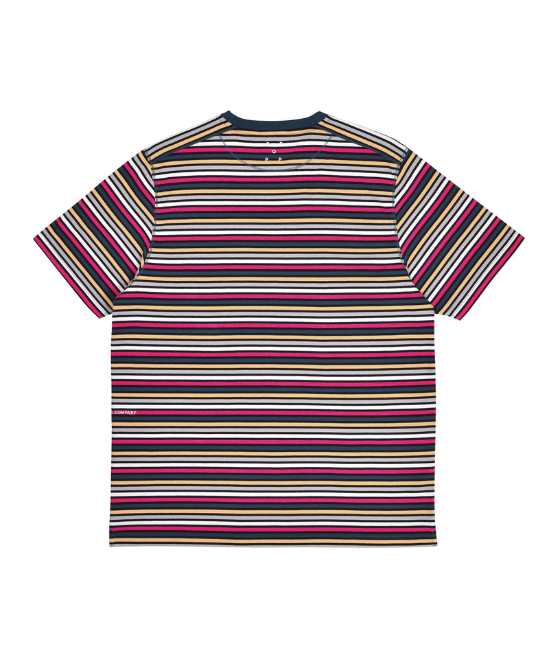 Pop Striped Pocket T-Shirt Multicolor