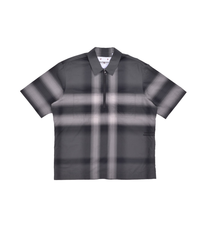 Burberry & Pop Halfzip Shirt Check