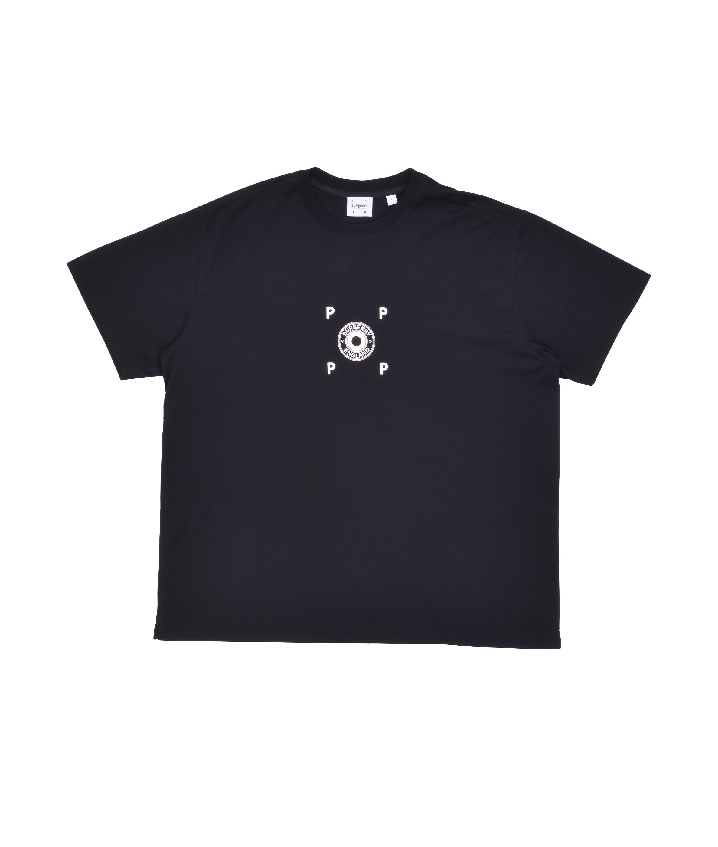 美品 BURBERRY バーバリー ポップコラボ Tシャツ ブラック POP BURBERRY X POP TRADING COMPANY | END. (US)