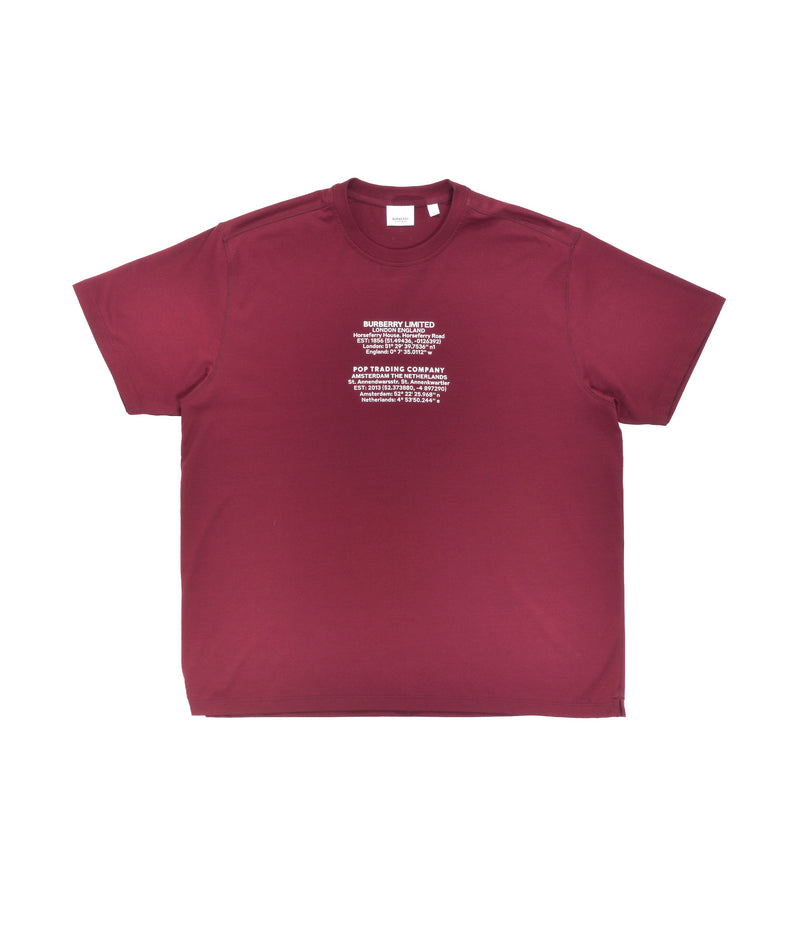 Burberry & Pop Coordinates T-Shirt Mulberry
