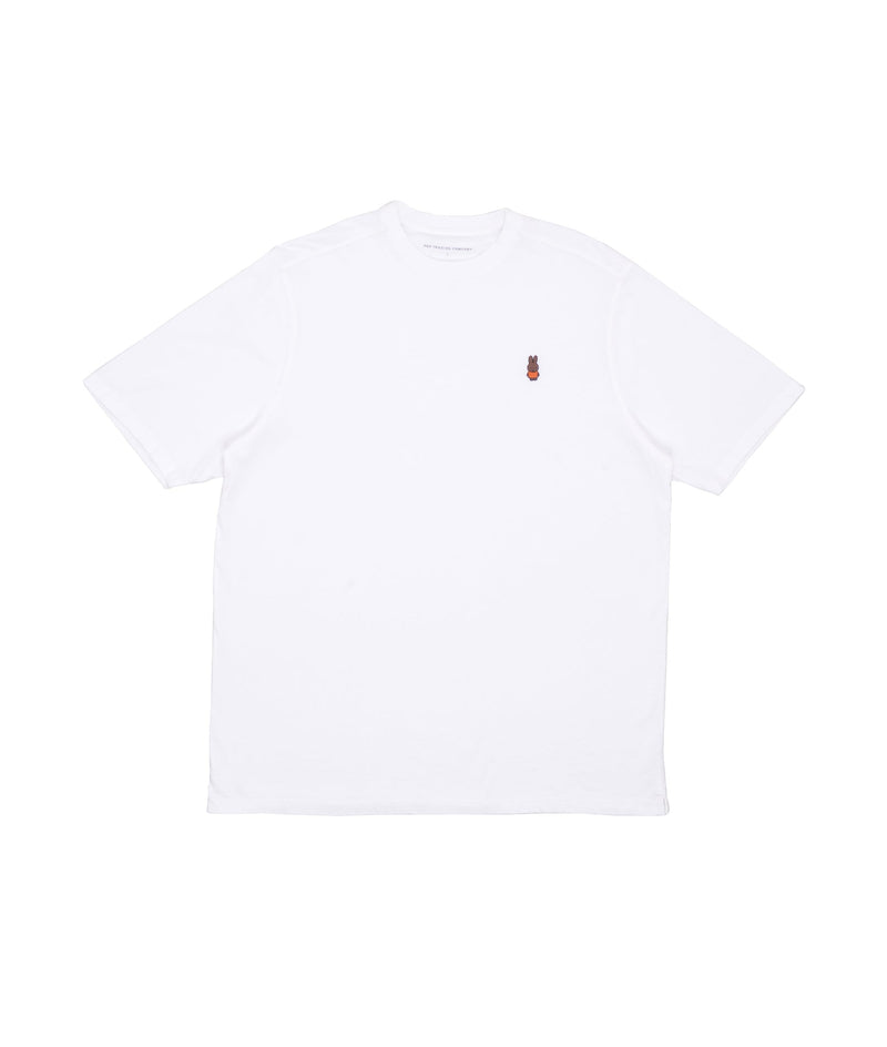 Pop & Miffy Embroidered T-Shirt White