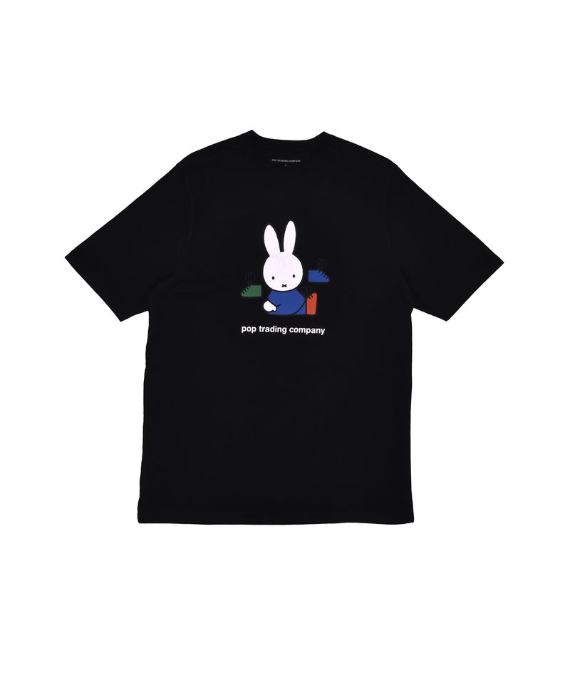 Pop & Miffy Footwear T-Shirt Black