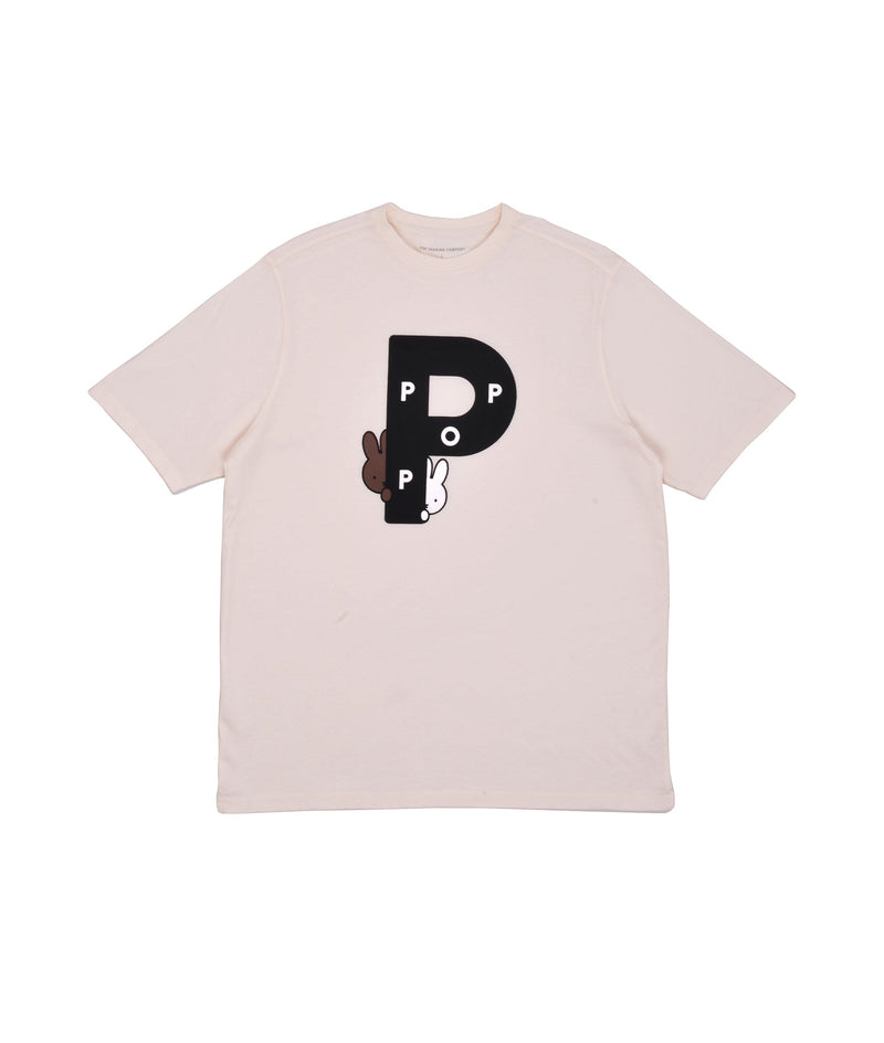 Pop & Miffy Big P T-Shirt Off White