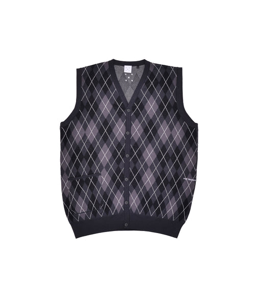 Featured Product Image Of Pop Burlington Cardigan Vest Charcoal