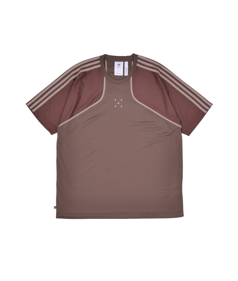 Pop/Adidas Tech T-Shirt Clay Brown
