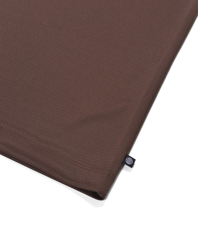 Pop/Adidas Tech T-Shirt Clay Brown