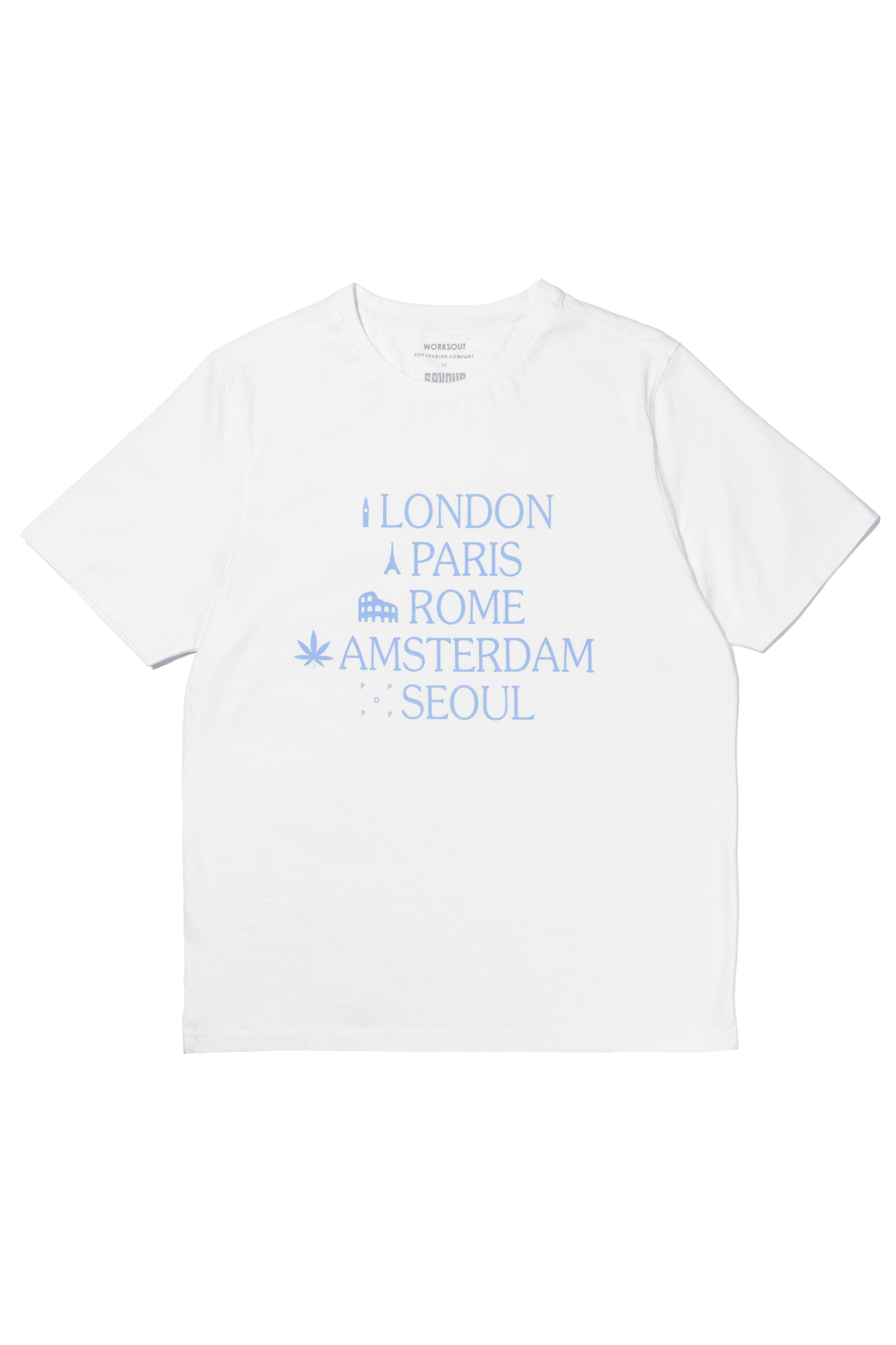 ＊韓国＊［POPPALS］Angel Ring T-shirt Ivory エンジェルリング Tシャツ[Ivory] - POPPALS | 60% - アジア